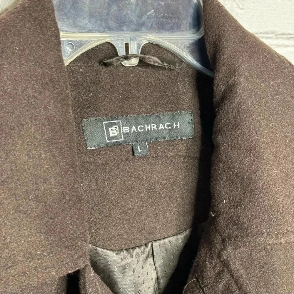 Bachrach Women’s Brown Wool Coat size Large - Picture 12 of 14